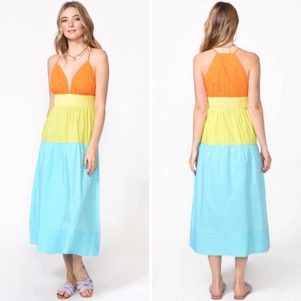 Adelyn Rae Colorblock Dress - Picture 2 of 13